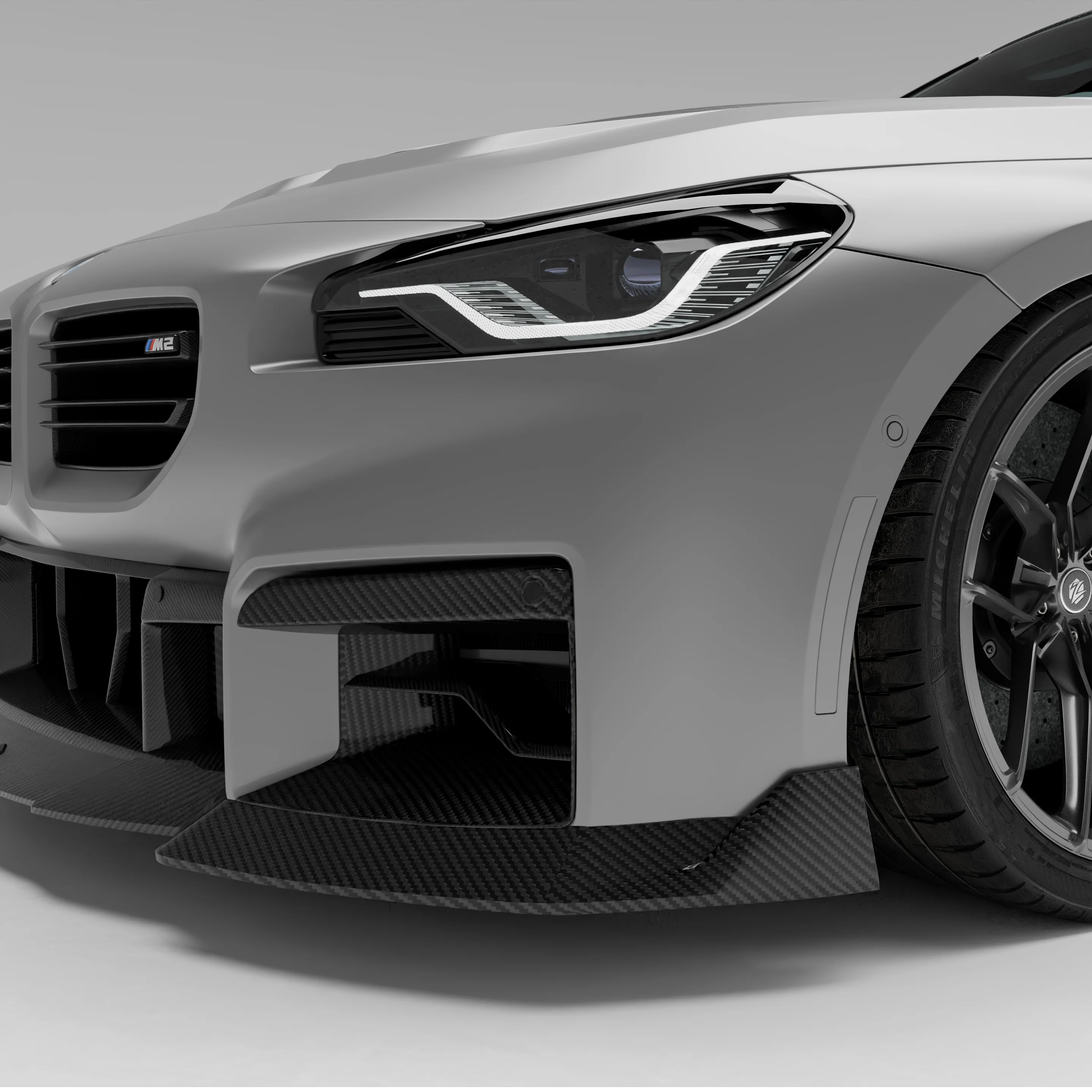 Carbon Lufteinlässe (Satz) Dry Carbon passend für BMW M2 G87 inkl. LCI | G87Parts.de