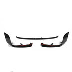 Carbon fiber front splitter flaps, dry carbon, suitable for BMW M2 G87 | G87Parts.de 