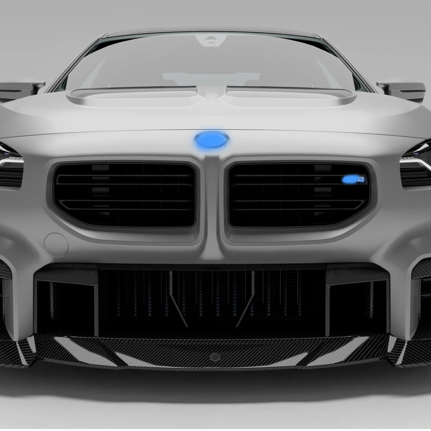 Carbon Kühlergrill „RZ“ Dry Carbon passend für BMW M2 G87 inkl. LCI | G87Parts.de