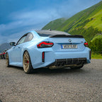 Carbon rear diffuser MPP style dry carbon, suitable for BMW M2 G87 | G87Parts.de 