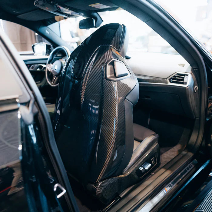 Carbon Sitzverkleidung Hinterseite Dry Carbon passend für BMW M2 G87 | G87Parts.de