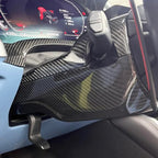 Carbon fiber steering column cover, dry carbon, suitable for BMW M2 G87 | G87Parts.de 