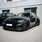 Carbon fiber front splitter flaps, dry carbon, suitable for BMW M2 G87 | G87Parts.de 