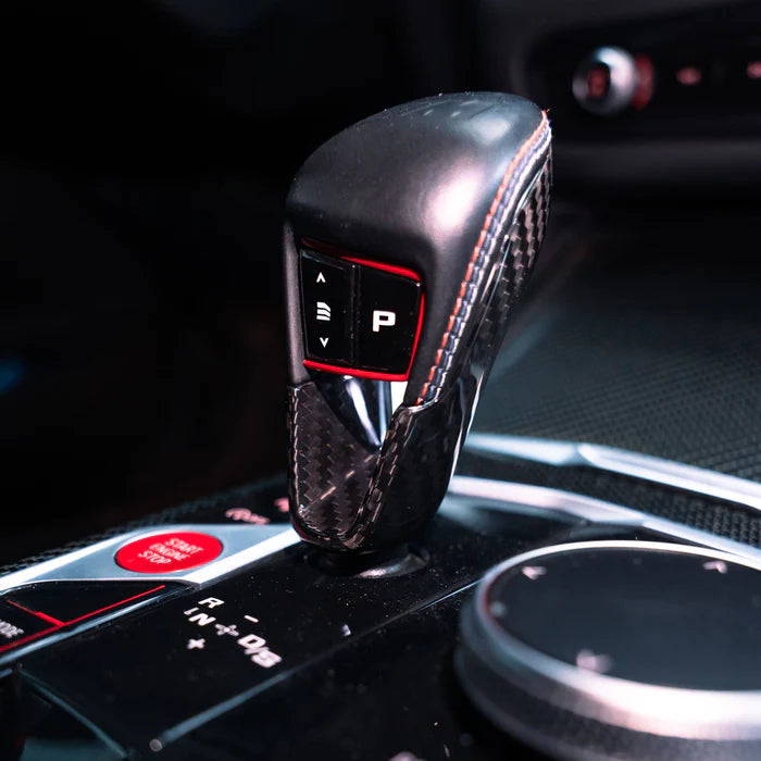 Carbon Ganghebel Abdeckung Dry Carbon für BMW M2 G87 | G87Parts.de