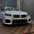 Carbon fiber air intakes "Flat" Dry Carbon, compatible with BMW M2 G87 | G87Parts.de 