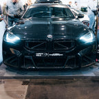 Carbon fiber front grille kidney grille "strut" Dry Carbon, suitable for BMW M2 G87 | G87Parts.de 