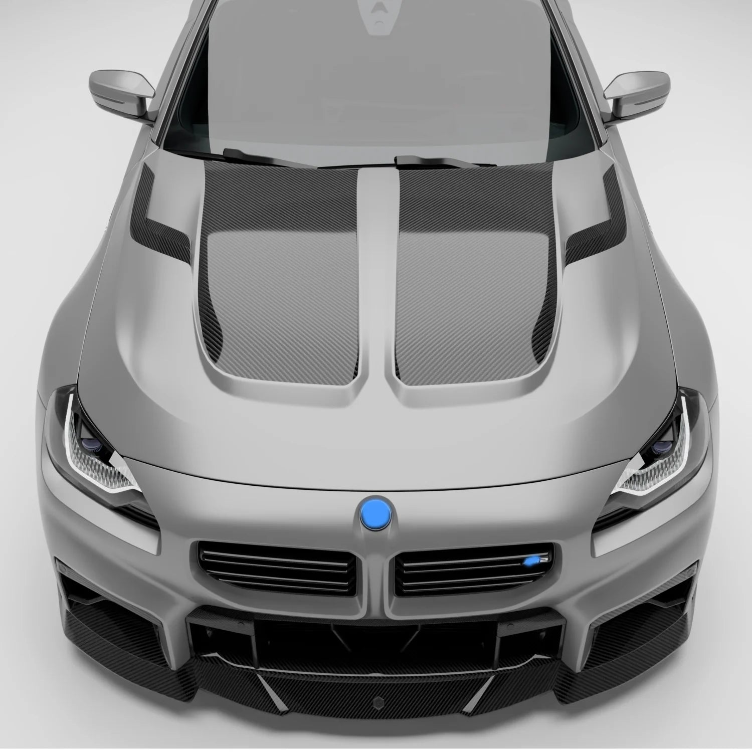 Carbon Kühlergrill „RZ“ Dry Carbon passend für BMW M2 G87 inkl. LCI | G87Parts.de