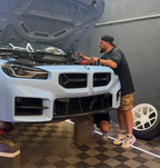 Carbon fiber air intakes "Flat" Dry Carbon, compatible with BMW M2 G87 | G87Parts.de 
