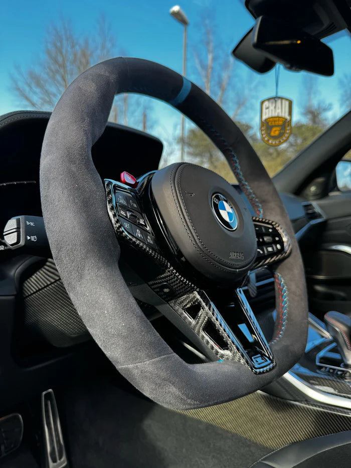 Carbon Alcantara Lenkrad LCI konfigurierbar passend für BMW M2 G87 | G87Parts.de