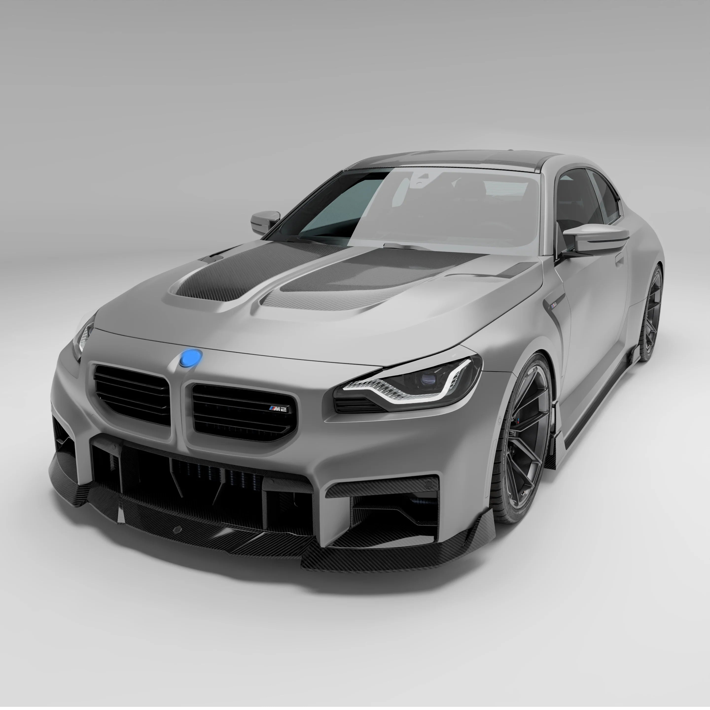 Carbon Frontstoßstange „RZ“ Dry Carbon passend für BMW M2 G87 inkl. LCI & CS | G87Parts.de