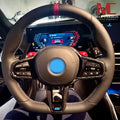 Max Carbon Dry Carbon Lenkrad mit Leder für BMW M2 M3 M4 G80 G81 G82 G83 G87 passend für BMW M2 G87