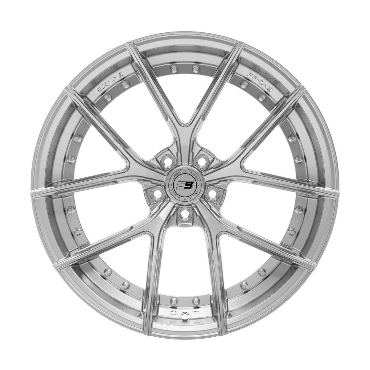 SIXNINE FF-ONE Felgensatz – 4 Felgen 2× 10,5x20 ET15 VA, 2× 11,5x21 ET17 HA, HyperSilver passend für BMW M2 G87