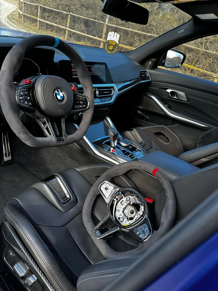 Carbon Alcantara Lenkrad LCI konfigurierbar passend für BMW M2 G87 | G87Parts.de