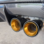 Max Carbon Dry Carbon Endrohrblenden für BMW M2 M3 M4 – G8X passend für BMW M2 G87