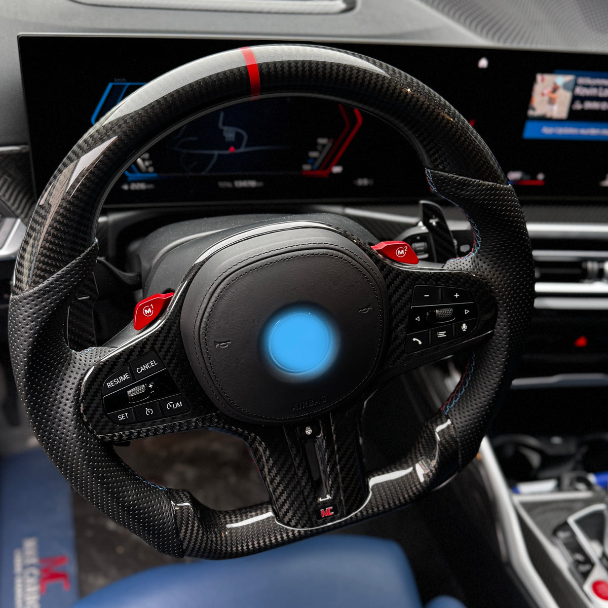 Max Carbon Dry Carbon Upgrade Lenkrad "MC Design" M3 (G80 G81) M4 (G82 G83) passend für BMW M2 G87