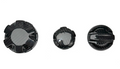 Dry Carbon Deckel Set - Öl Wasser Klima / M3 G80 G81 / M4 G82 G83 / X3M F97 / X4M F98 passend für BMW M2 G87