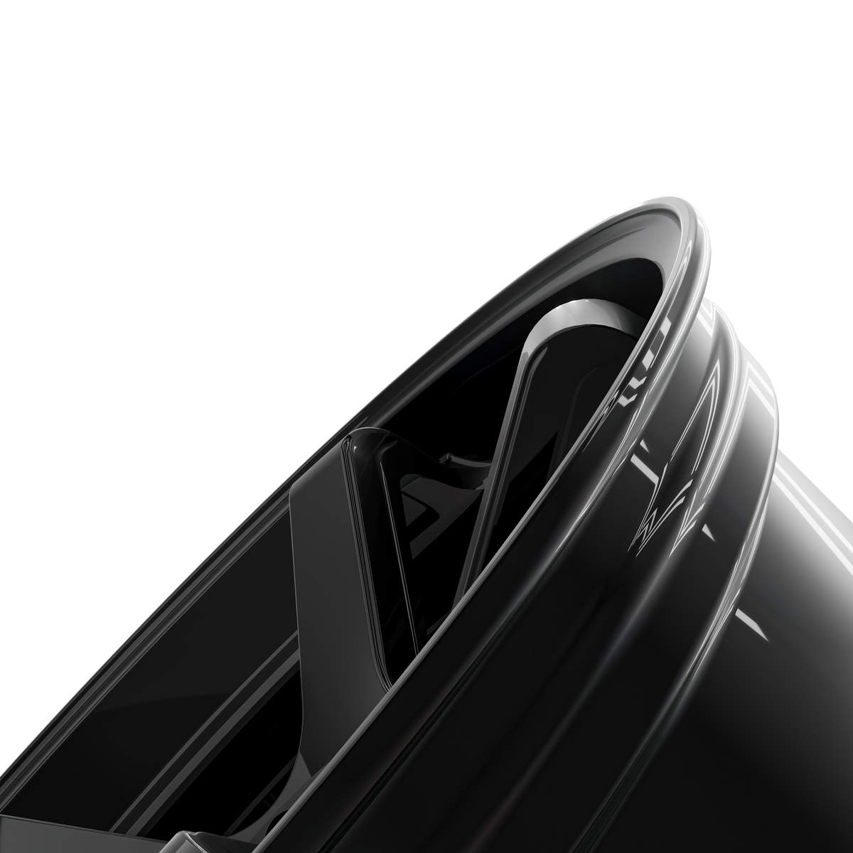 SIXNINE EVO-ONE Felgensatz – 4 Felgen 2× 10,5x20 ET15 VA, 2× 11x20 ET12 HA, GlossyBlack passend für BMW M2 G87 – Vorderachse 10,5x20 Detail