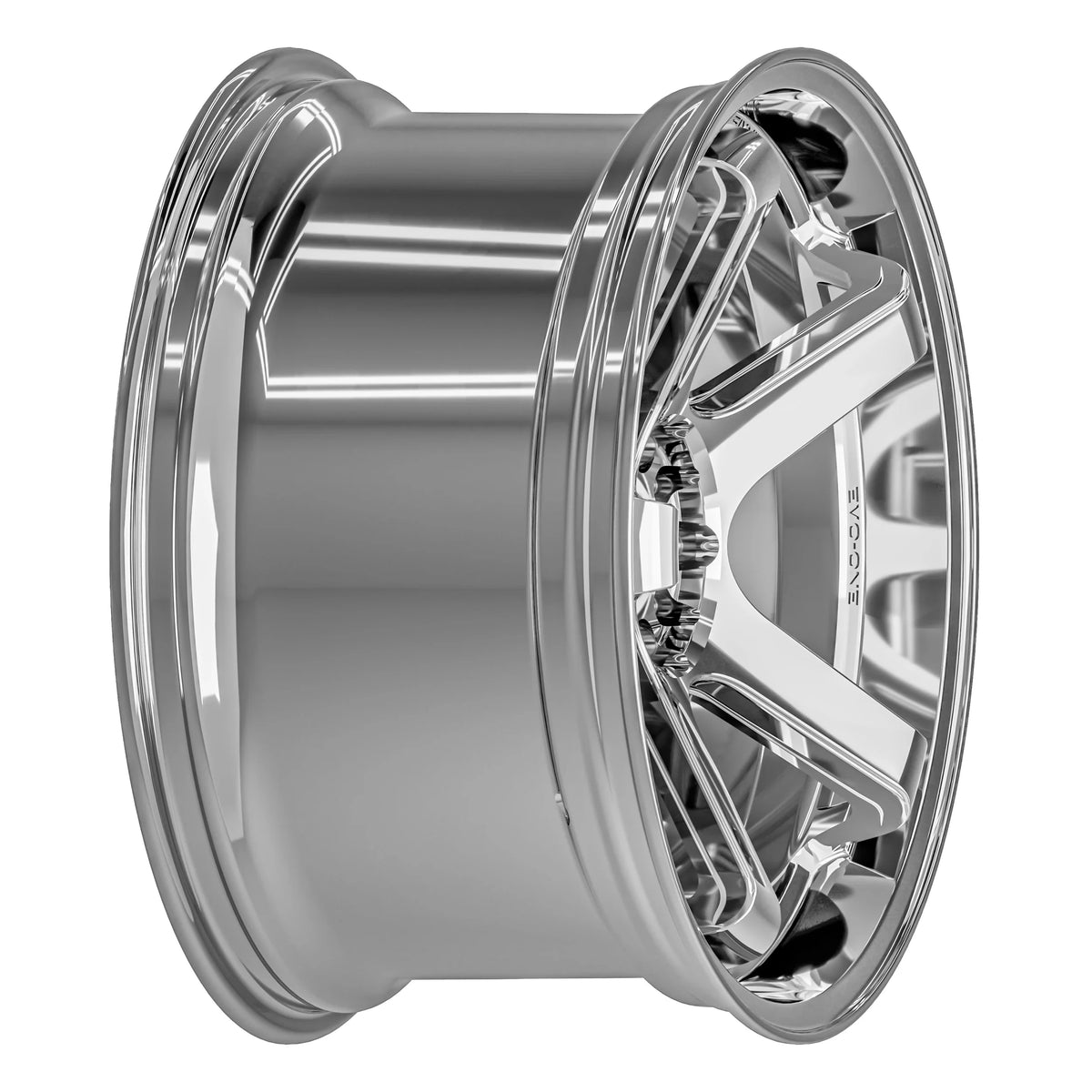SIXNINE EVO-ONE Felgensatz – 4 Felgen 2× 10,5x20 ET15 VA, 2× 11x20 ET12 HA, LiquidMetal passend für BMW M2 G87 – Vorderachse 10,5x20 Seitenansicht