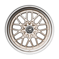SIXNINE EVO-TWO Felgensatz – 4 Felgen 2× 10,5x20 ET15 VA, 2× 11,5x21 ET17 HA, ChampagneGold passend für BMW M2 G87 – Vorderachse 10,5x20 Frontansicht