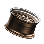 SIXNINE EVO-TWO Felgensatz – 4 Felgen 2× 10,5x20 ET15 VA, 2× 11,5x21 ET17 HA, ChampagneGold passend für BMW M2 G87 – Vorderachse 10,5x20 Hero
