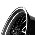 SIXNINE EVO-TWO Felgensatz – 4 Felgen 2× 10,5x20 ET15 VA, 2× 11,5x21 ET17 HA, GlossyBlack passend für BMW M2 G87 – Vorderachse 10,5x20 Detail