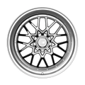 SIXNINE EVO-TWO Felgensatz – 4 Felgen 2× 10,5x20 ET15 VA, 2× 11,5x21 ET17 HA, GlossyBlack passend für BMW M2 G87 – Vorderachse 10,5x20 Frontansicht