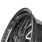 SIXNINE EVO-TWO Felgensatz – 4 Felgen 2× 10,5x20 ET15 VA, 2× 11,5x21 ET17 HA, LiquidMetal passend für BMW M2 G87 – Vorderachse 10,5x20 Detail