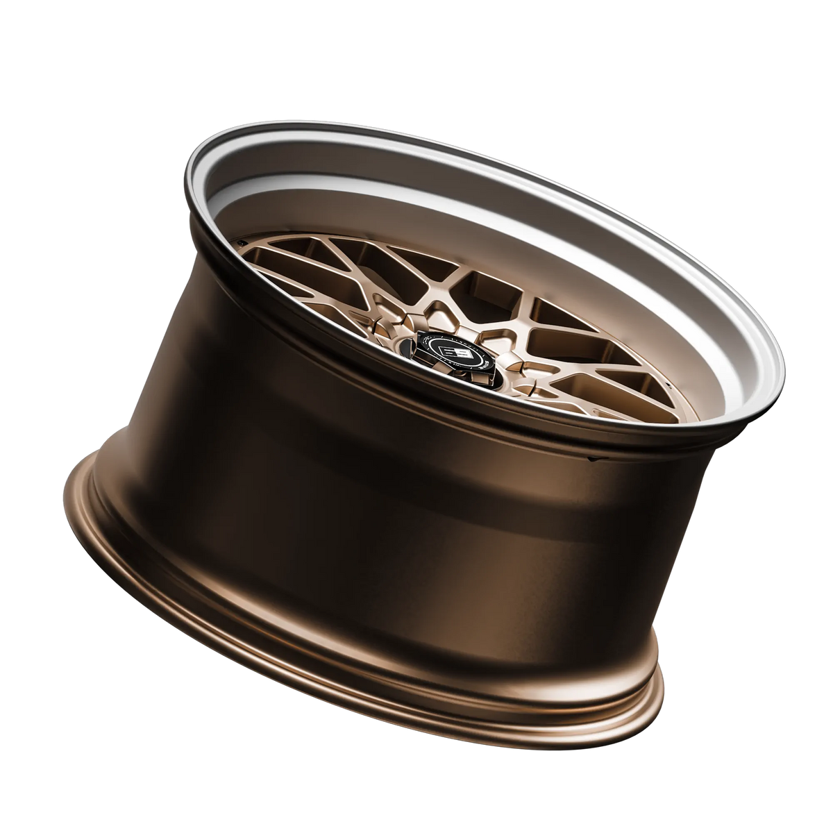 SIXNINE EVO-TWO Felgensatz – 4 Felgen 2× 10,5x20 ET15 VA, 2× 11,5x21 ET17 HA, ChampagneGold passend für BMW M2 G87 – Hinterachse 11,5x21 Hero