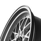 SIXNINE EVO-TWO Felgensatz – 4 Felgen 2× 10,5x20 ET15 VA, 2× 11,5x21 ET17 HA, HyperSilver passend für BMW M2 G87 – Hinterachse 11,5x21 Detail