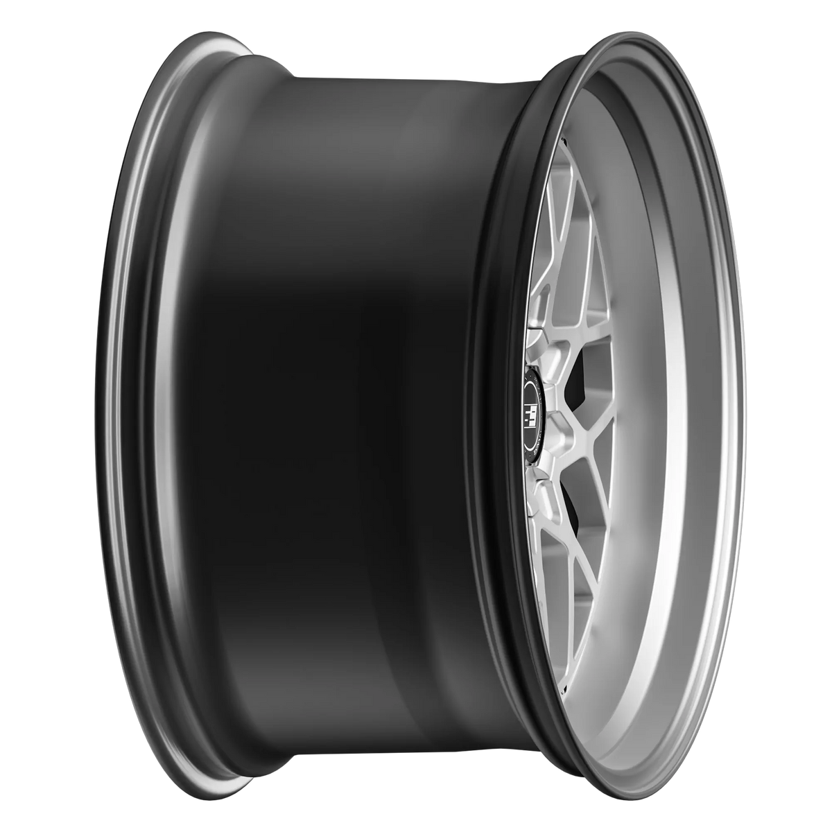 SIXNINE EVO-TWO Felgensatz – 4 Felgen 2× 10,5x20 ET15 VA, 2× 11,5x21 ET17 HA, HyperSilver passend für BMW M2 G87 – Hinterachse 11,5x21 Seitenansicht