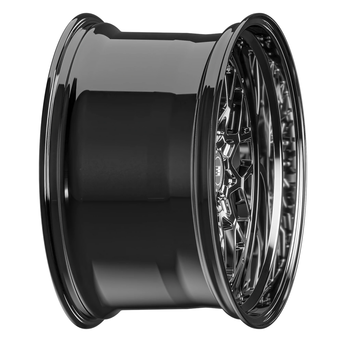 SIXNINE EVO-TWO Felgensatz – 4 Felgen 2× 10,5x20 ET15 VA, 2× 11,5x21 ET17 HA, LiquidMetal passend für BMW M2 G87 – Hinterachse 11,5x21 Seitenansicht