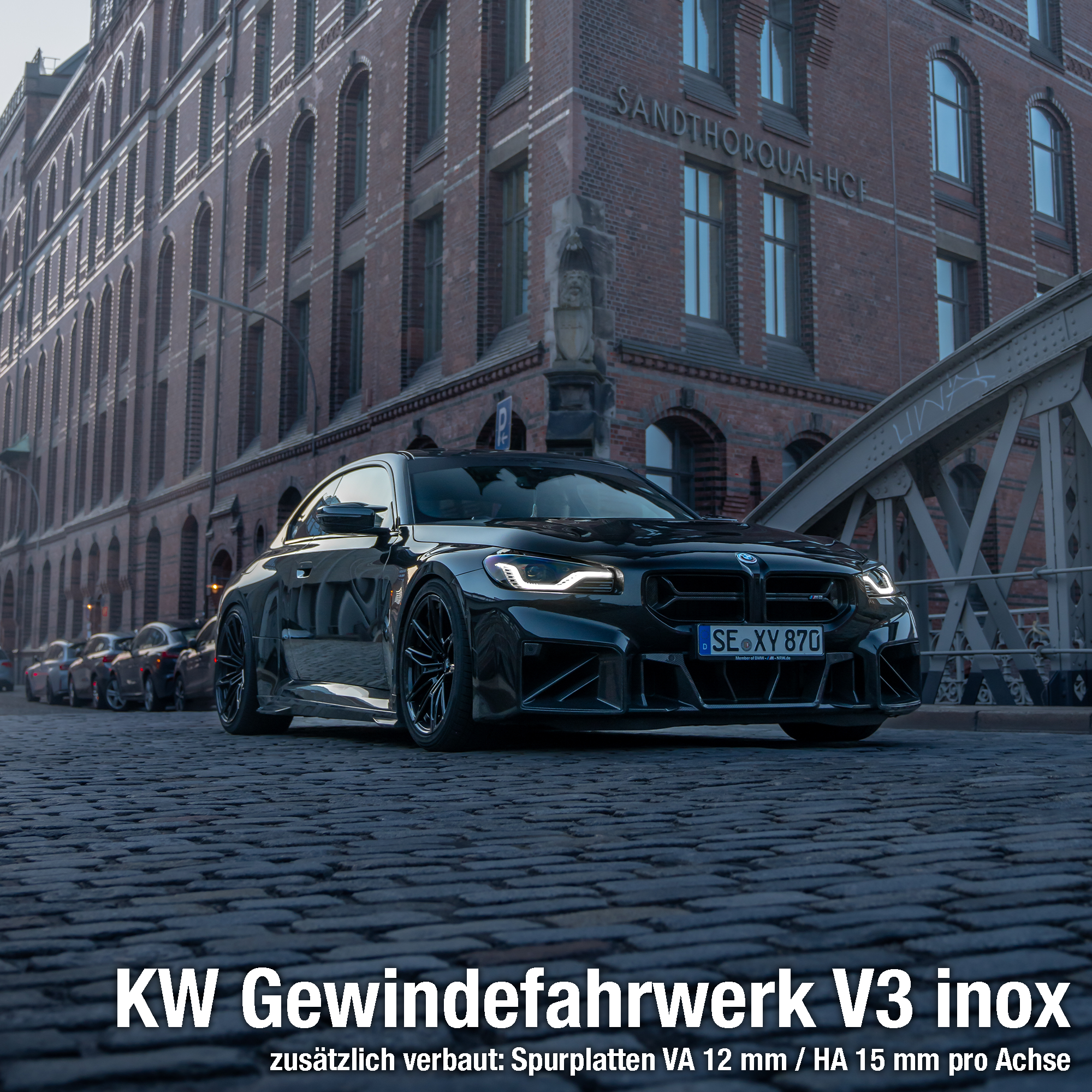 KW Gewindefahrwerk V3 inox passend für BMW M2 G87 | G87Parts.de