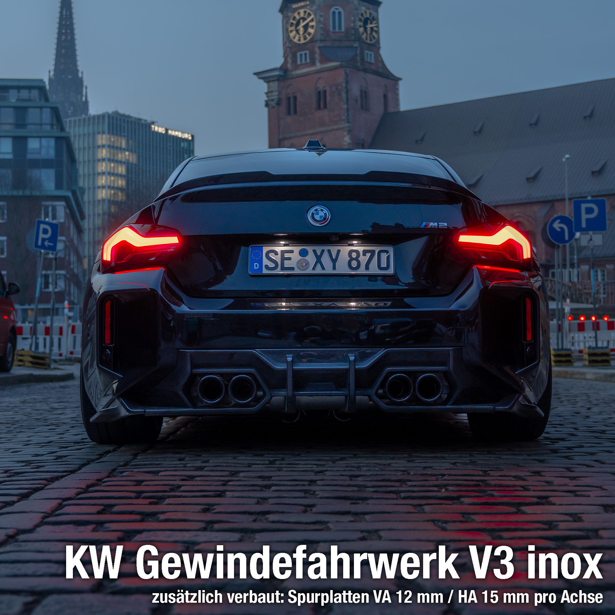 KW Gewindefahrwerk V3 inox passend für BMW M2 G87 | G87Parts.de