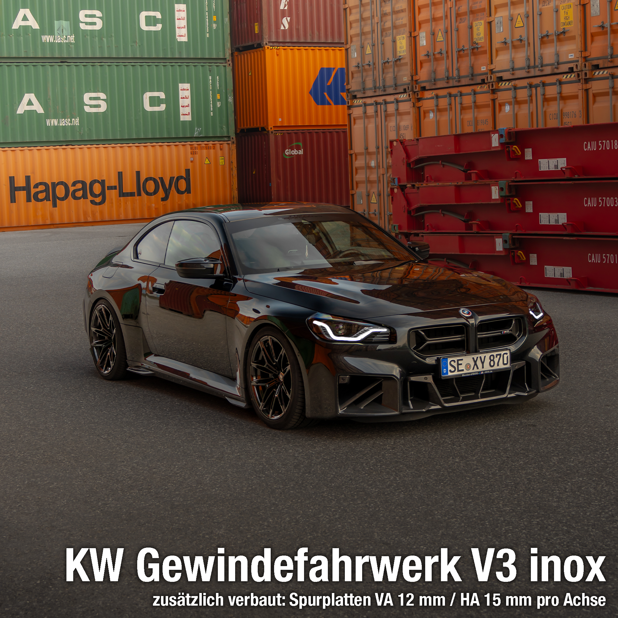 KW Gewindefahrwerk V3 inox passend für BMW M2 G87 | G87Parts.de
