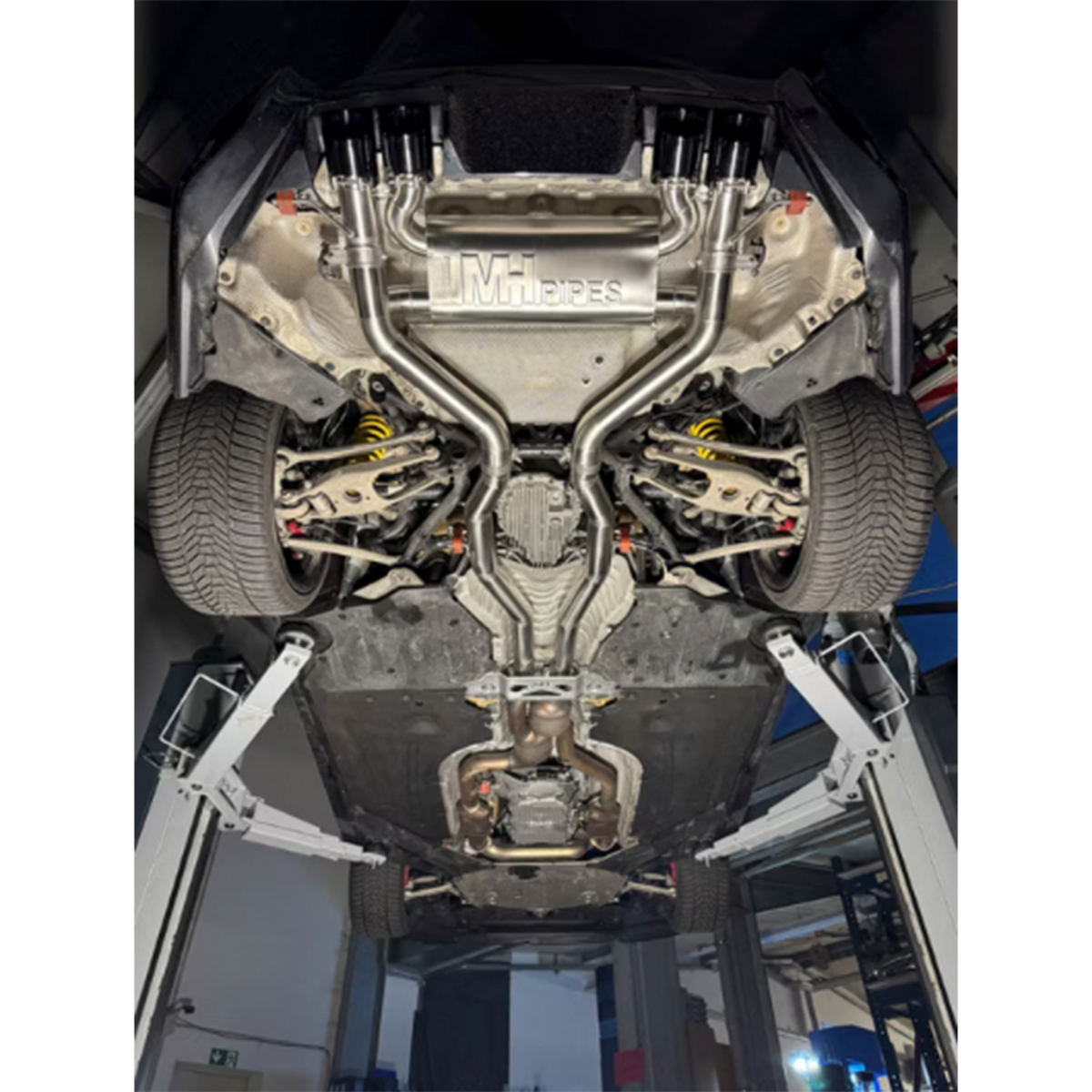 MH-Pipes Abgasanlage 3" ECE 59R passend für BMW M2 G87