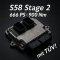 Legales Tuning by 55Parts Stage 2 (666 PS / 900 Nm TÜV Map) passend für BMW M2 G87 | G87Parts.de