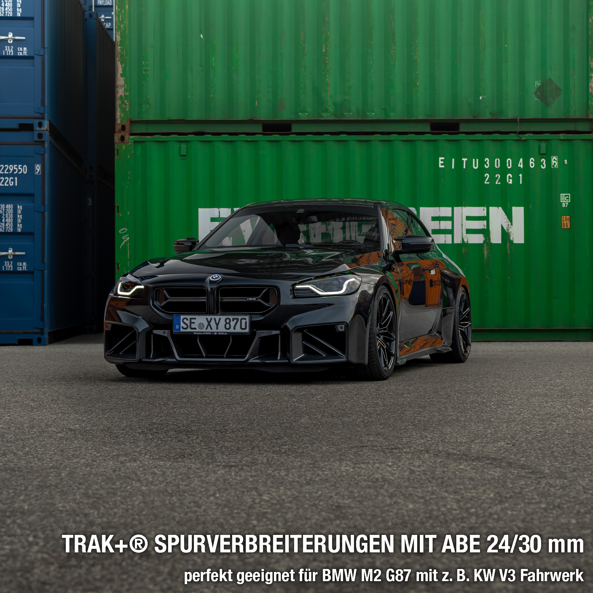 H&R TRAK+® SPURVERBREITERUNGEN MIT ABE 24 & 30 mm pro Achse für Serienfelgen