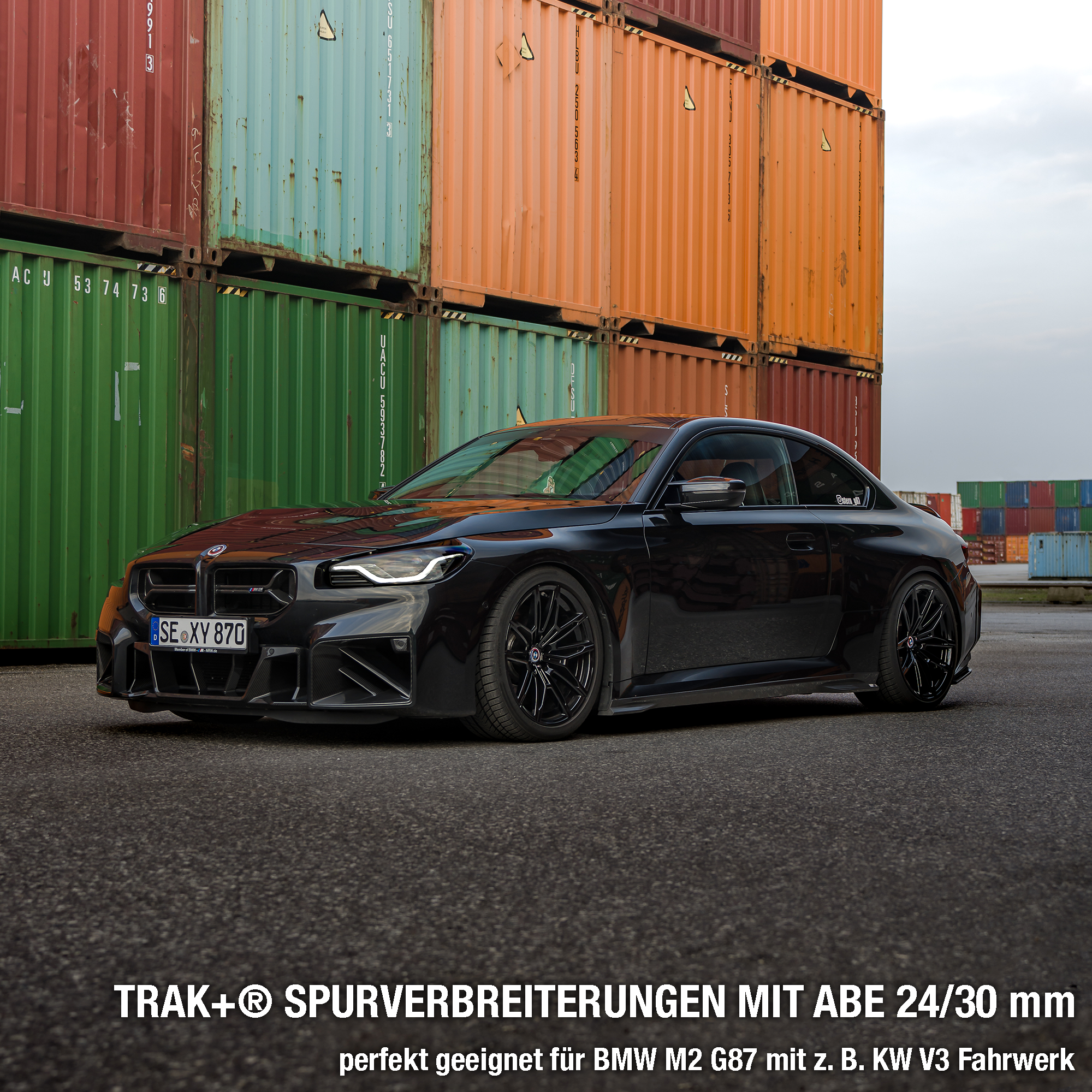 H&R TRAK+® SPURVERBREITERUNGEN MIT ABE 24 & 30 mm pro Achse für Serienfelgen