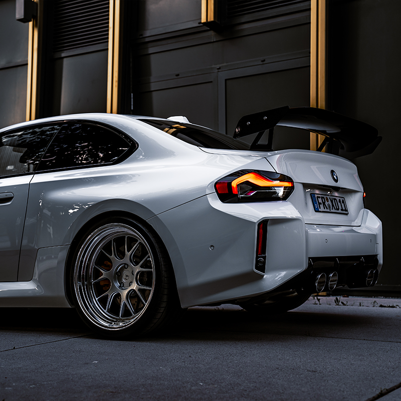 YP FORGED+R Felgen CS1.1 Ultra Deep Lip Gloss Satin Silver/Polished Lip 20/21 Zoll passend für BMW M2 G87 | G87Parts.de