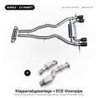 Aulitzky Bundle für BMW M2 G87: Klappenabgasanlage + ECE-Downpipe mit Sport-Kat – 3 % Bundle-Rabatt