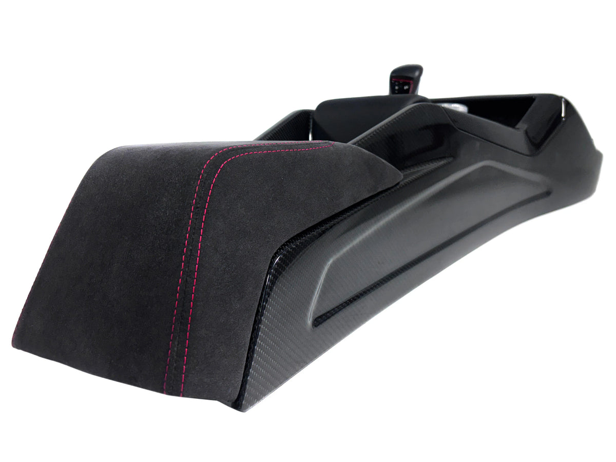 Aulitzky Tuning Armlehne Alcantara / Leder für BMW M2/M3/M4 (G80/G81/G82/G83/G87) passend für BMW M2 G87