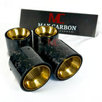 Max Carbon Forged Carbon Endrohrblenden / M3 G80 G81 / M4 G82 G83 passend für BMW M2 G87