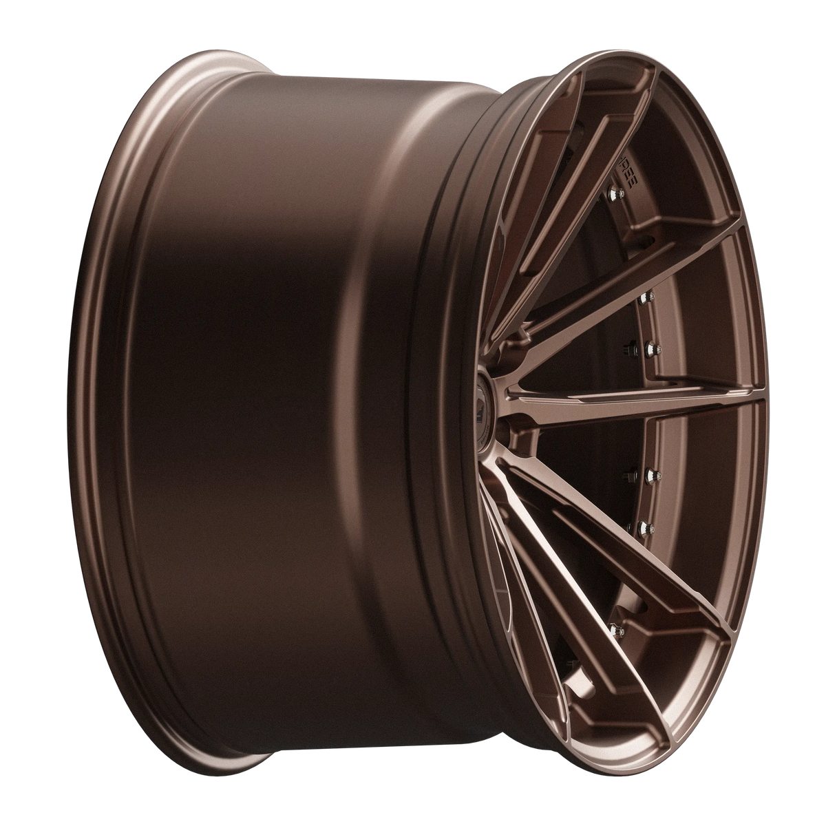 SIXNINE FF-THREE Felgensatz – 4 Felgen 2× 10,5x20 ET15 VA, 2× 11,5x21 ET17 HA, PureBronze passend für BMW M2 G87