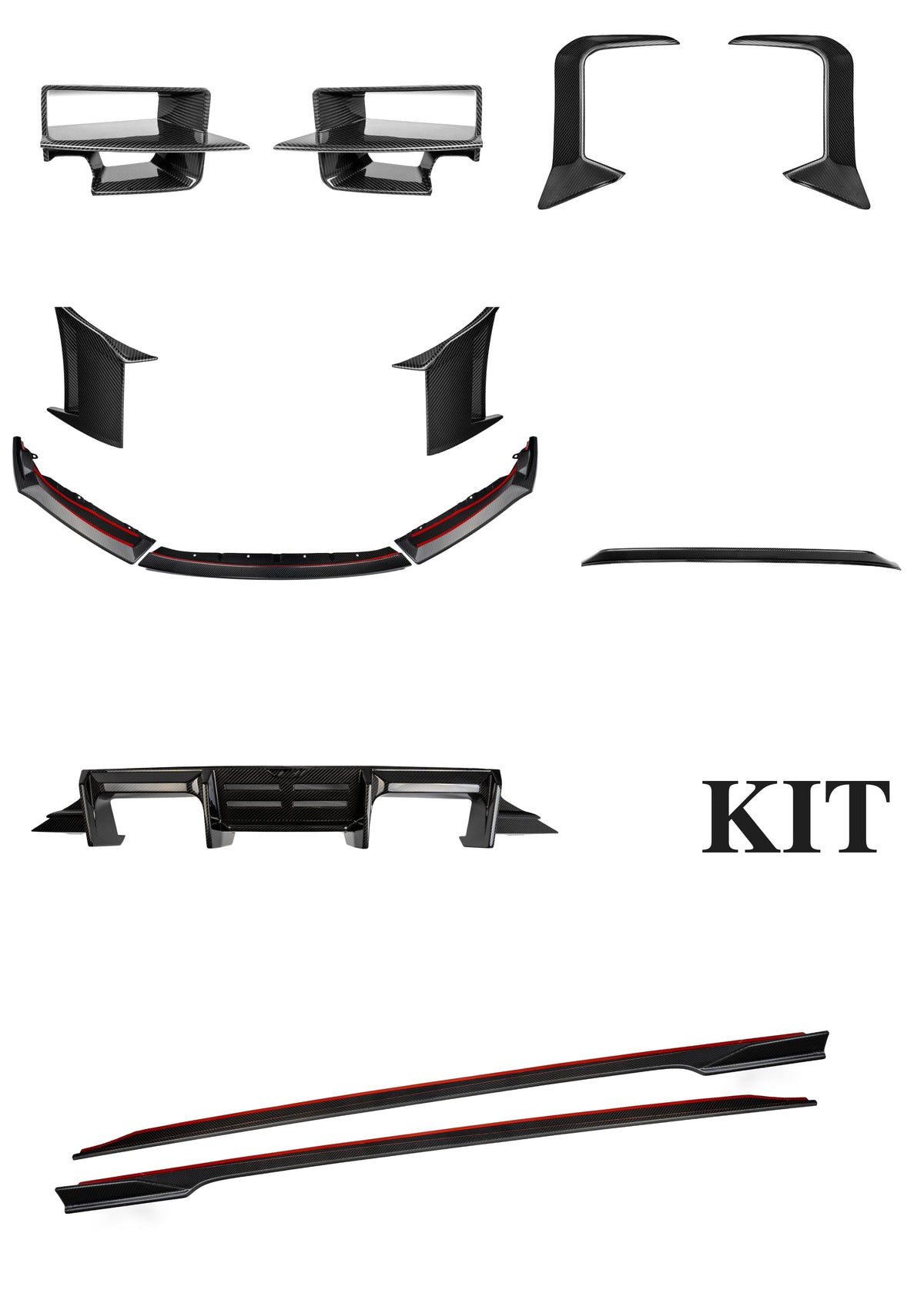 Max Carbon Dry Carbon KB Kit inkl. LCI und CS passend für BMW M2 G87 – Ansicht 2