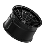SIXNINE FF-THREE Felgensatz – 4 Felgen 2× 10,5x20 ET15 VA, 2× 11,5x21 ET17 HA, GlossyBlack passend für BMW M2 G87