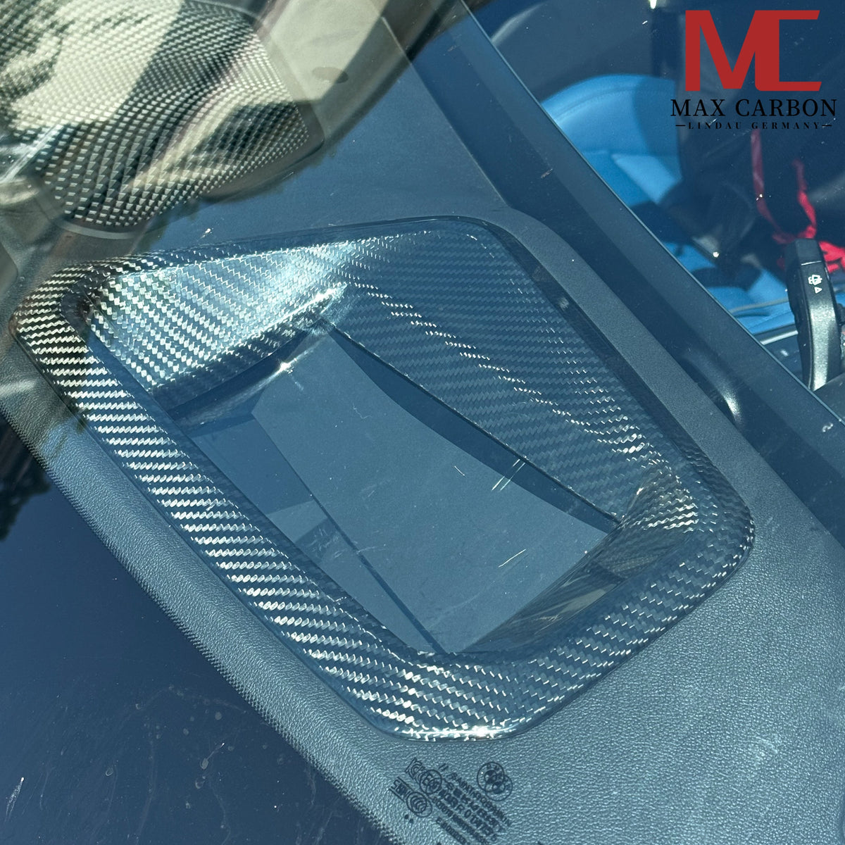 Max Carbon Dry Carbon Head-Up Display (HUD) Abdeckung / M3 G80 G81 u. a. passend für BMW M2 G87