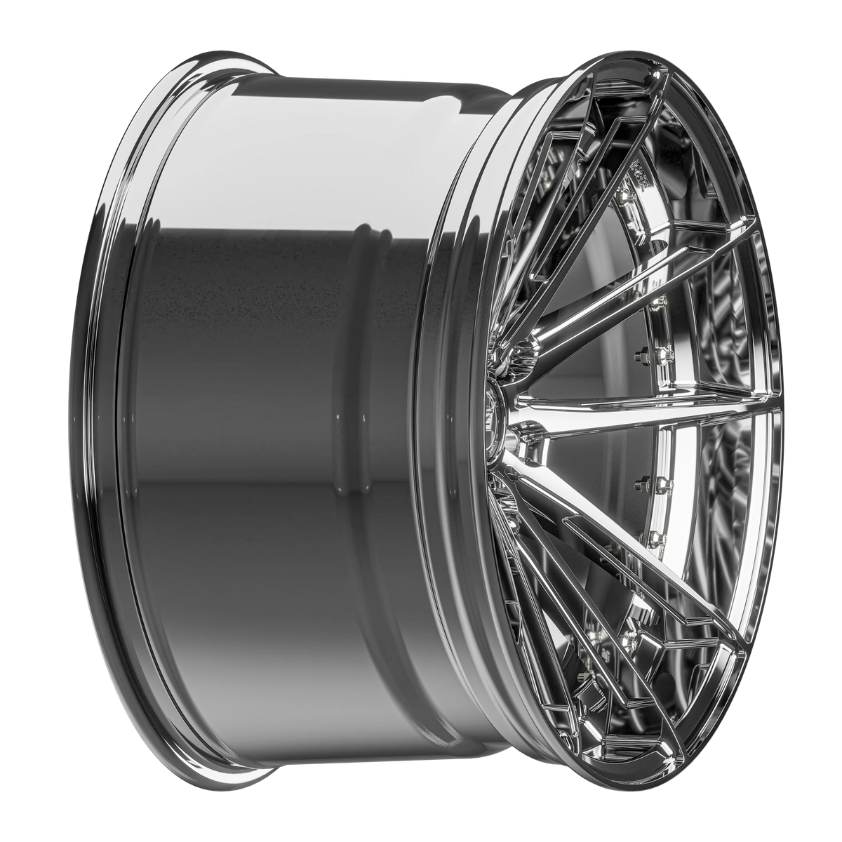SIXNINE FF-THREE Felgensatz – 4 Felgen 2× 10,5x20 ET15 VA, 2× 11,5x21 ET17 HA, LiquidMetal passend für BMW M2 G87