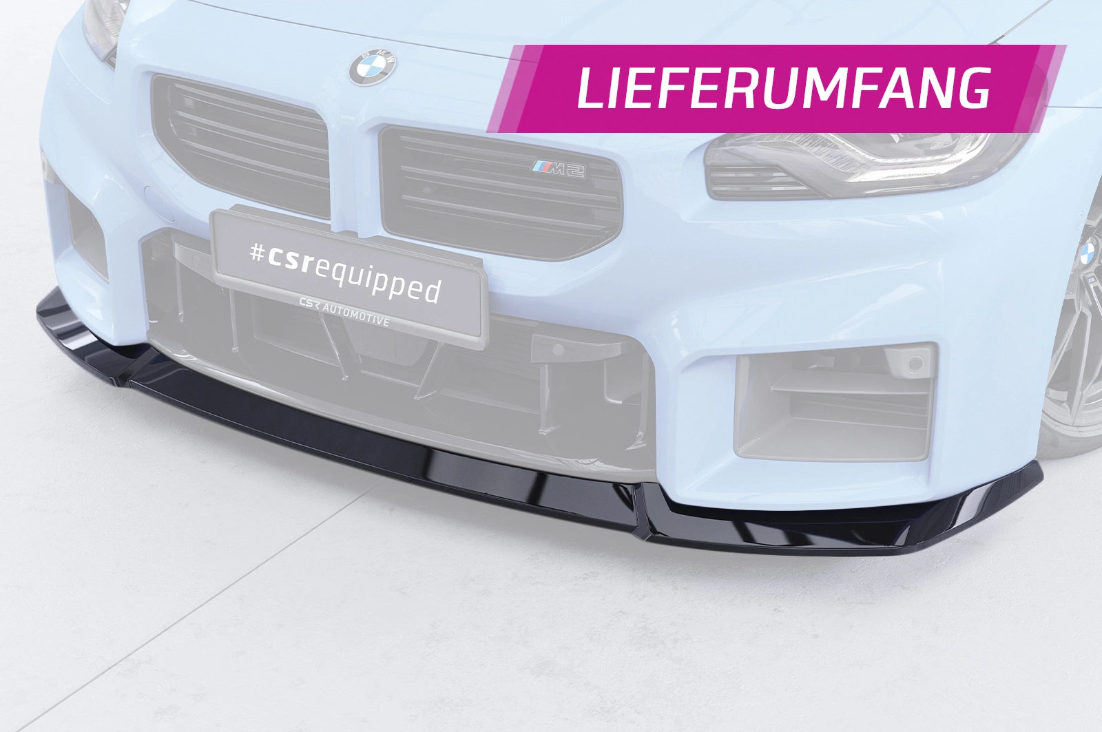 Frontspoiler Cup-Spoilerlippe mit ABE passend für BMW M2 G87 | G87Parts.de