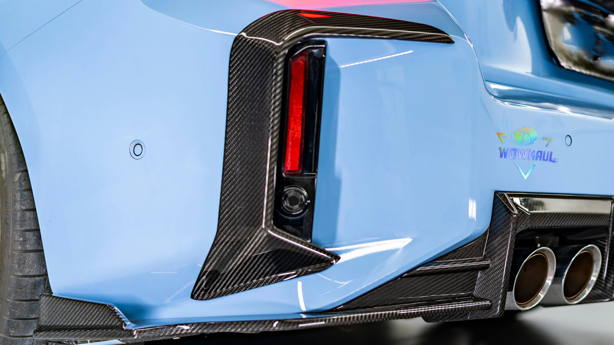 Max Carbon Dry Carbon Heckstoßstange Blenden ADD-ON inkl. LCI und CS passend für BMW M2 G87