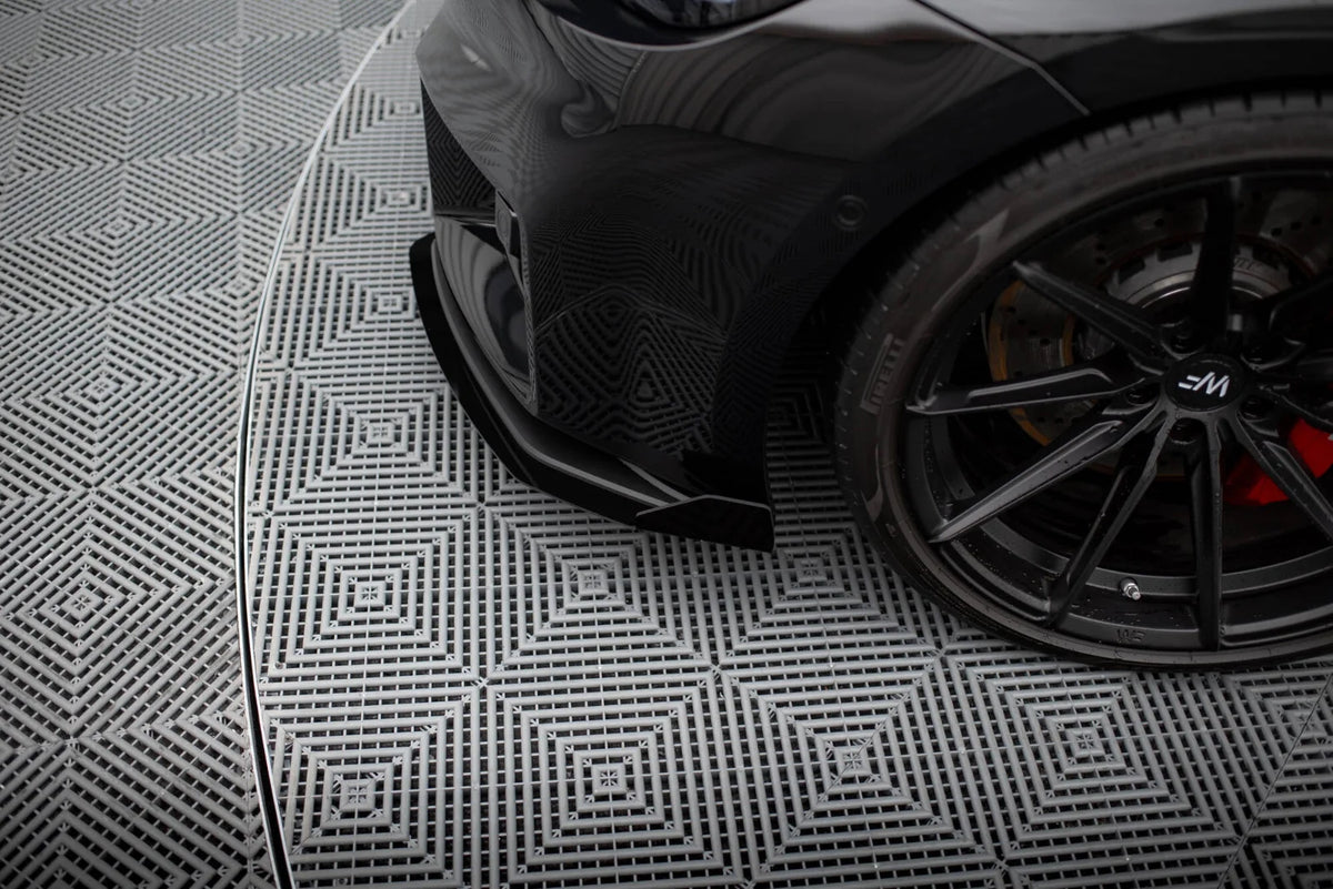Maxton Design Front-Flaps – Schwarz matt passend für BMW M2 G87
